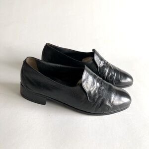 Men’s Bally Black Genuine Leather Loafers size 7